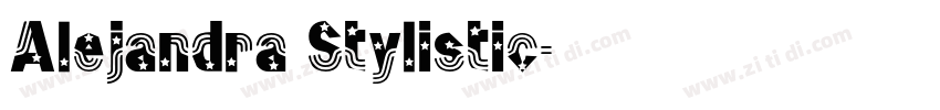 Alejandra Stylistic字体转换